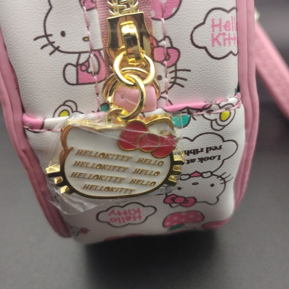 Hello Kitty Pink and White Bow Kids Crossbody Bag - Picture 3 of 3